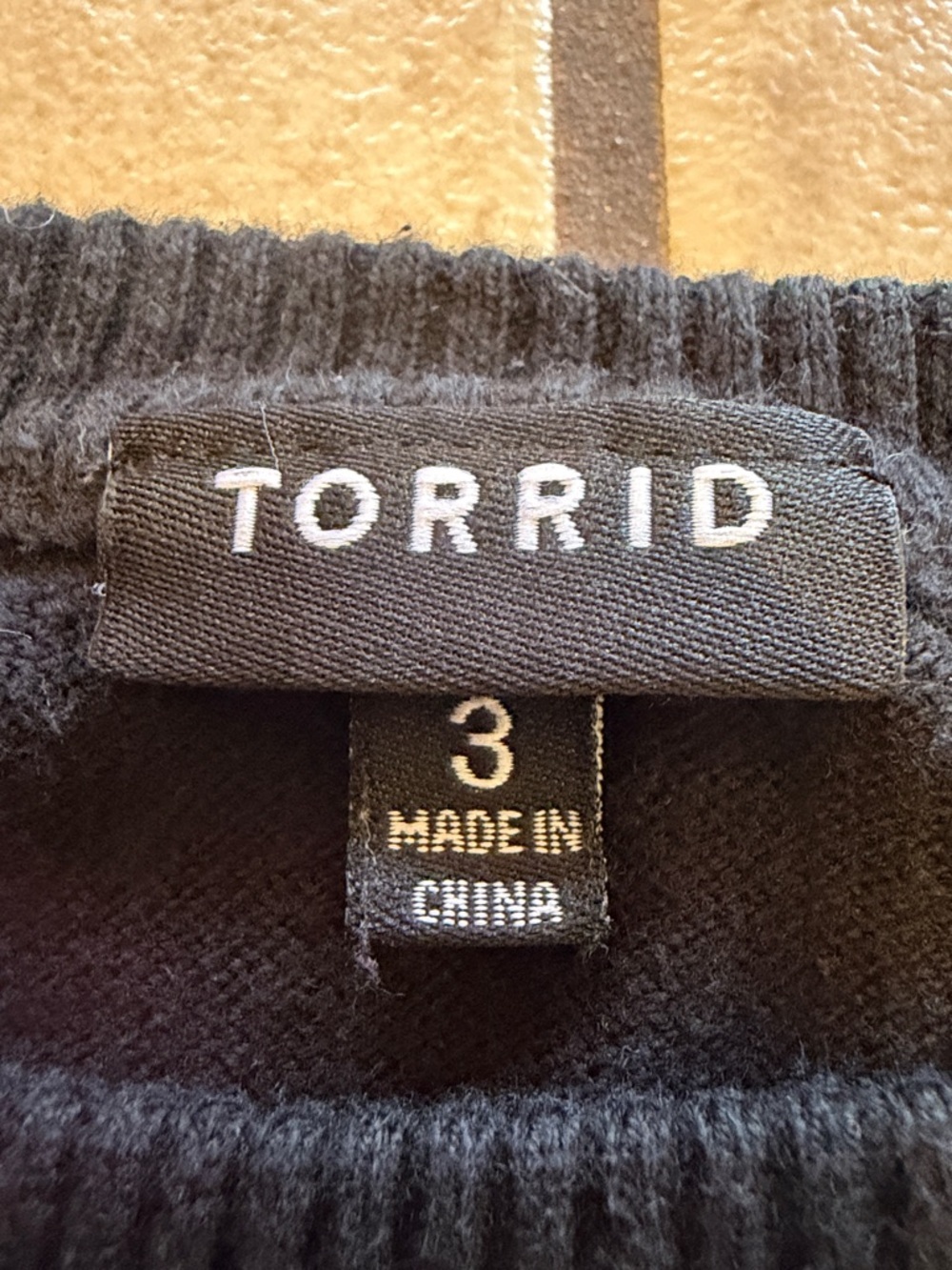 torrid Black Crewneck Sweater with White Bow Motif - Picture 3 of 5